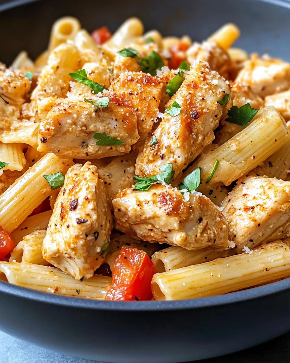 Homemade Caribbean Jerk Chicken Pasta (Creamy) recipe photo