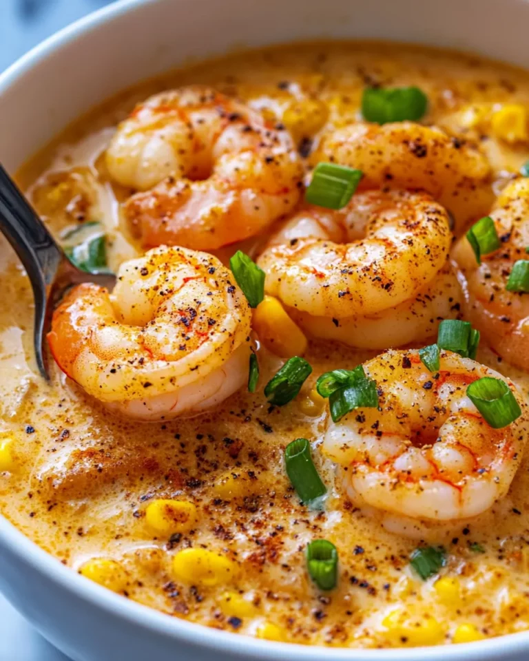 Homemade Creamy Cajun Shrimp and Corn Chowder recipe photo