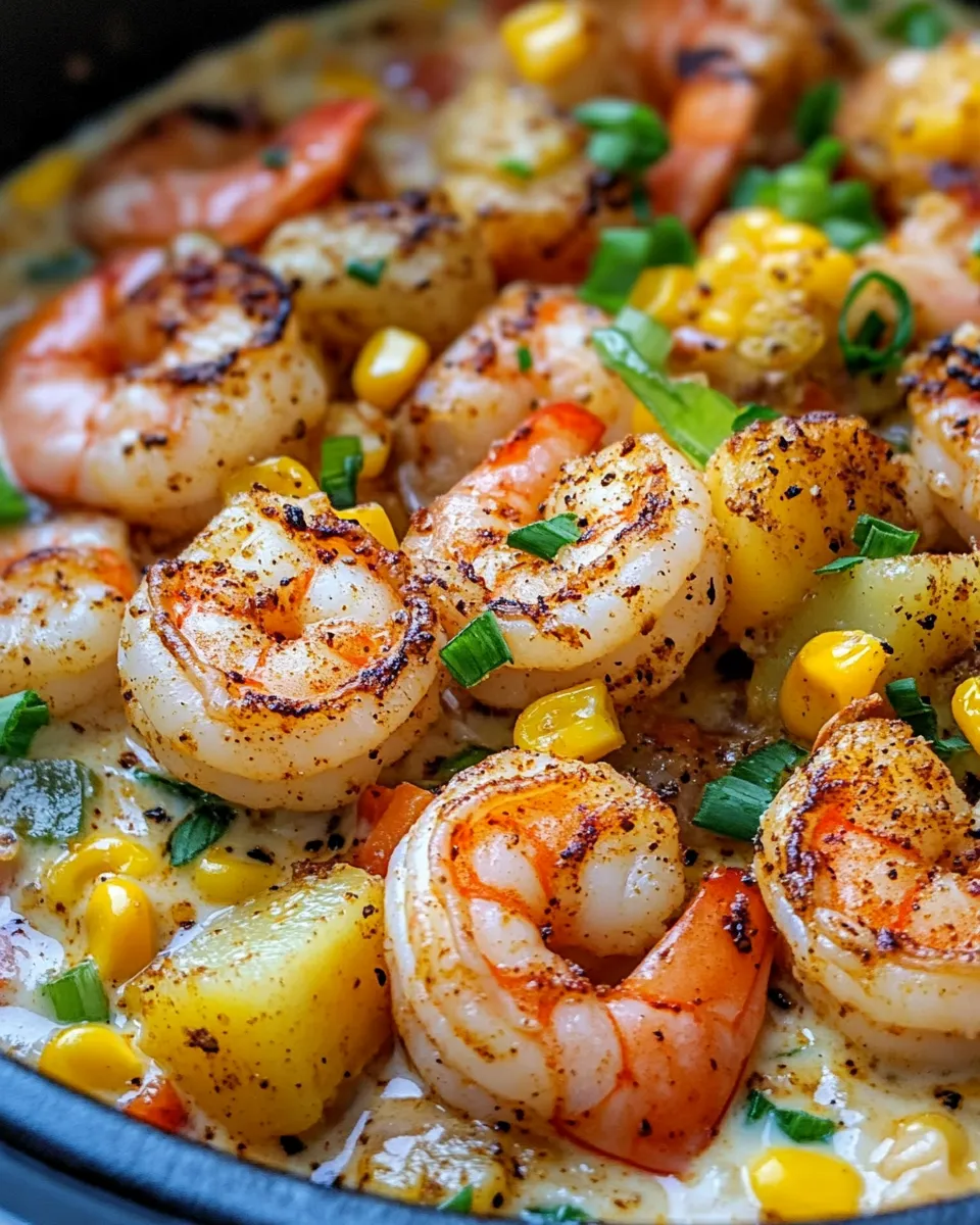 Classic Creamy Cajun Shrimp and Corn Chowder dish photo