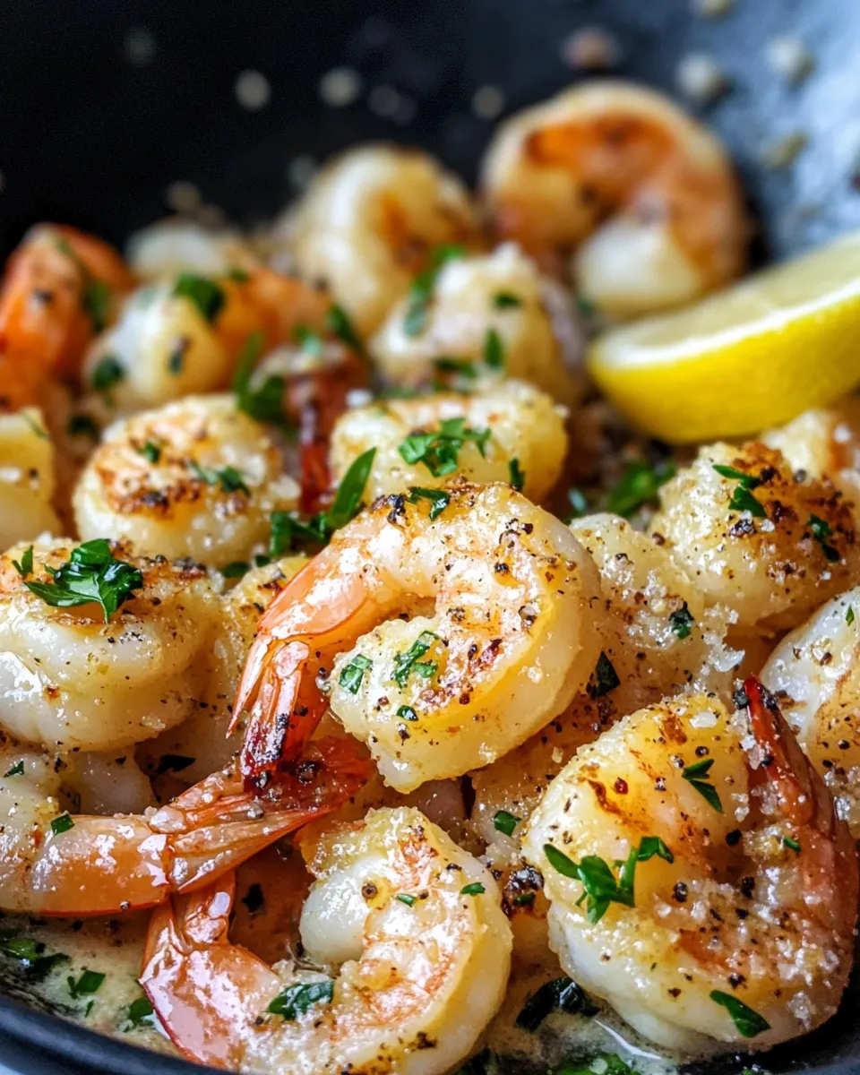 Easy Creamy Lemon Garlic Shrimp Gnocchi food shot