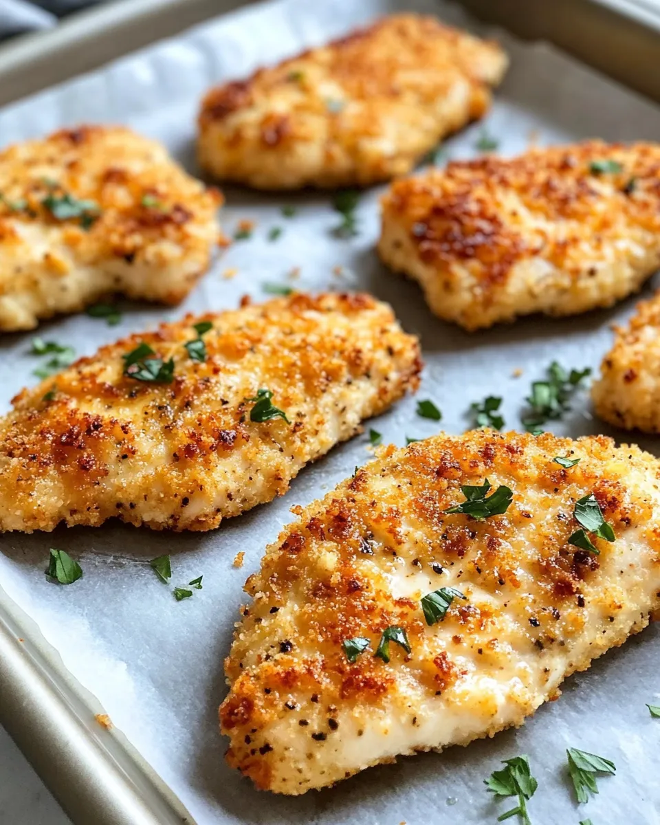 Easy Crispy Parmesan Crusted Chicken Cutlets recipe photo