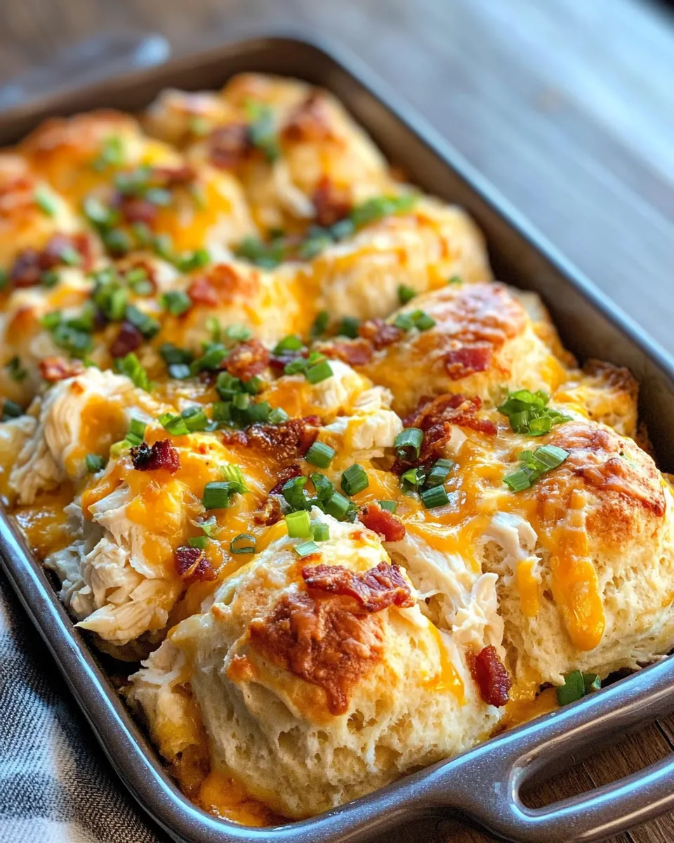 Classic Honey Butter Chicken Biscuit Bake image