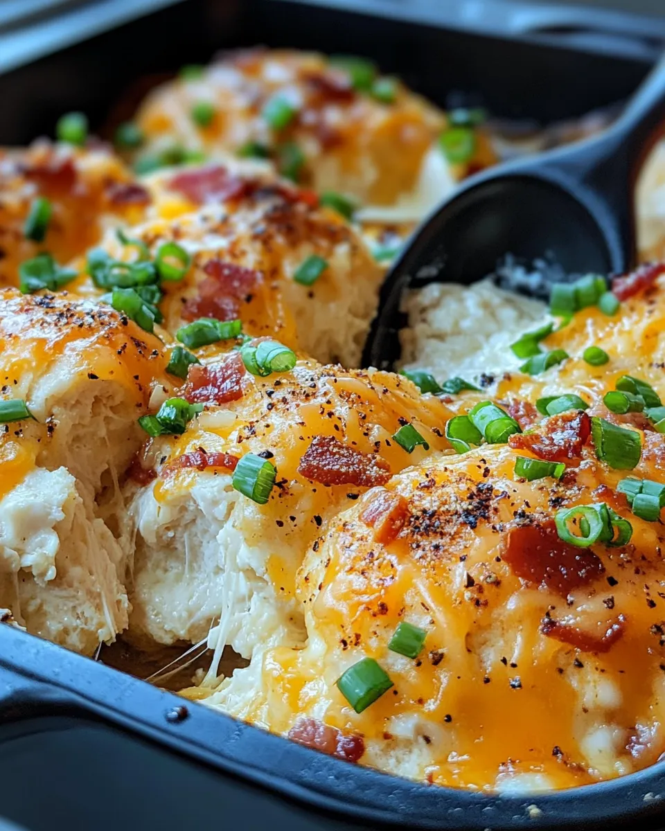 Delicious Honey Butter Chicken Biscuit Bake dish photo