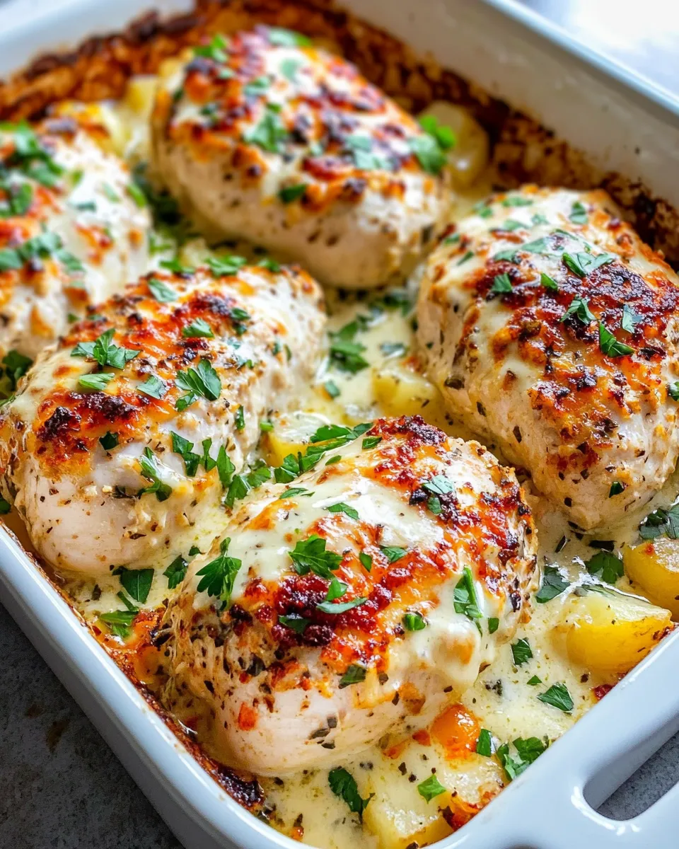 Easy Ranch Chicken and Potato Bake recipe photo