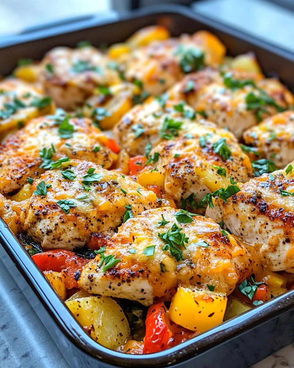 Delicious Ranch Chicken and Potato Bake dish photo