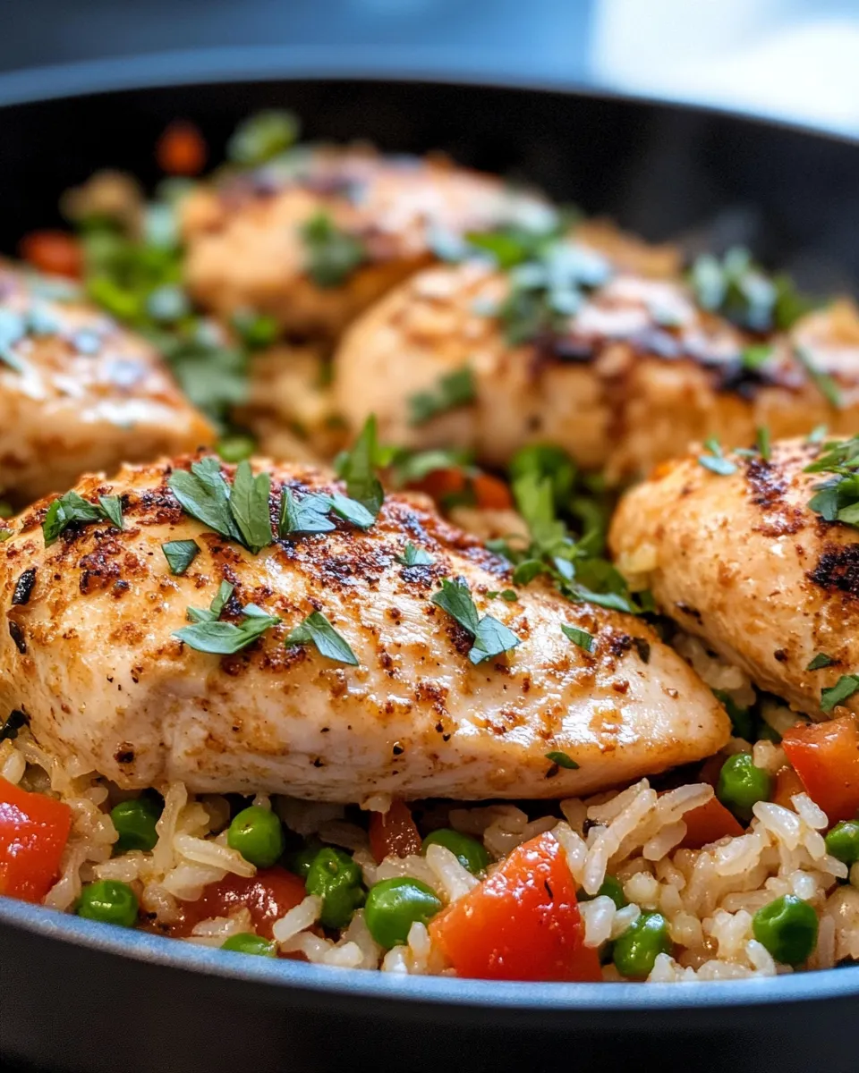 Easy Smoky Paprika Chicken and Rice Bake recipe image