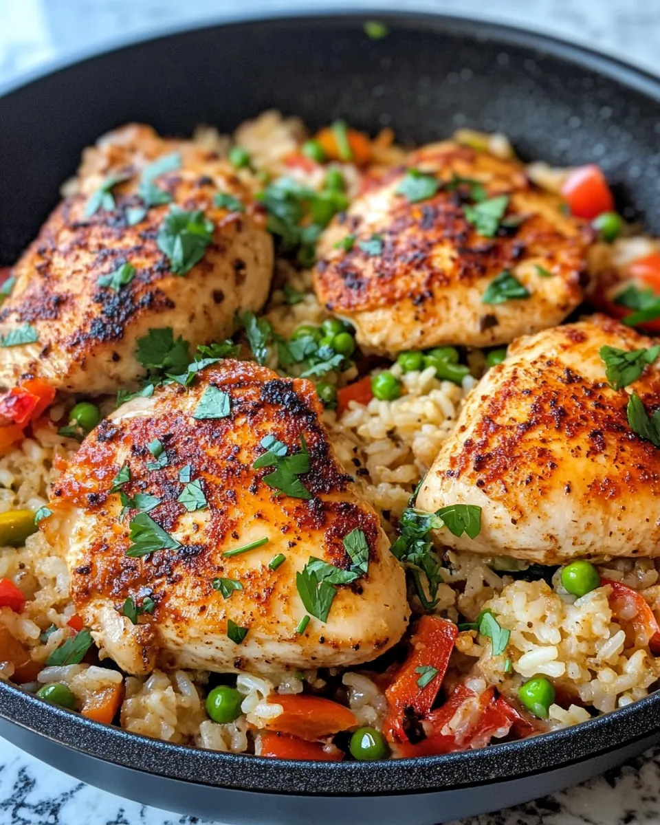 Delicious Smoky Paprika Chicken and Rice Bake dish photo