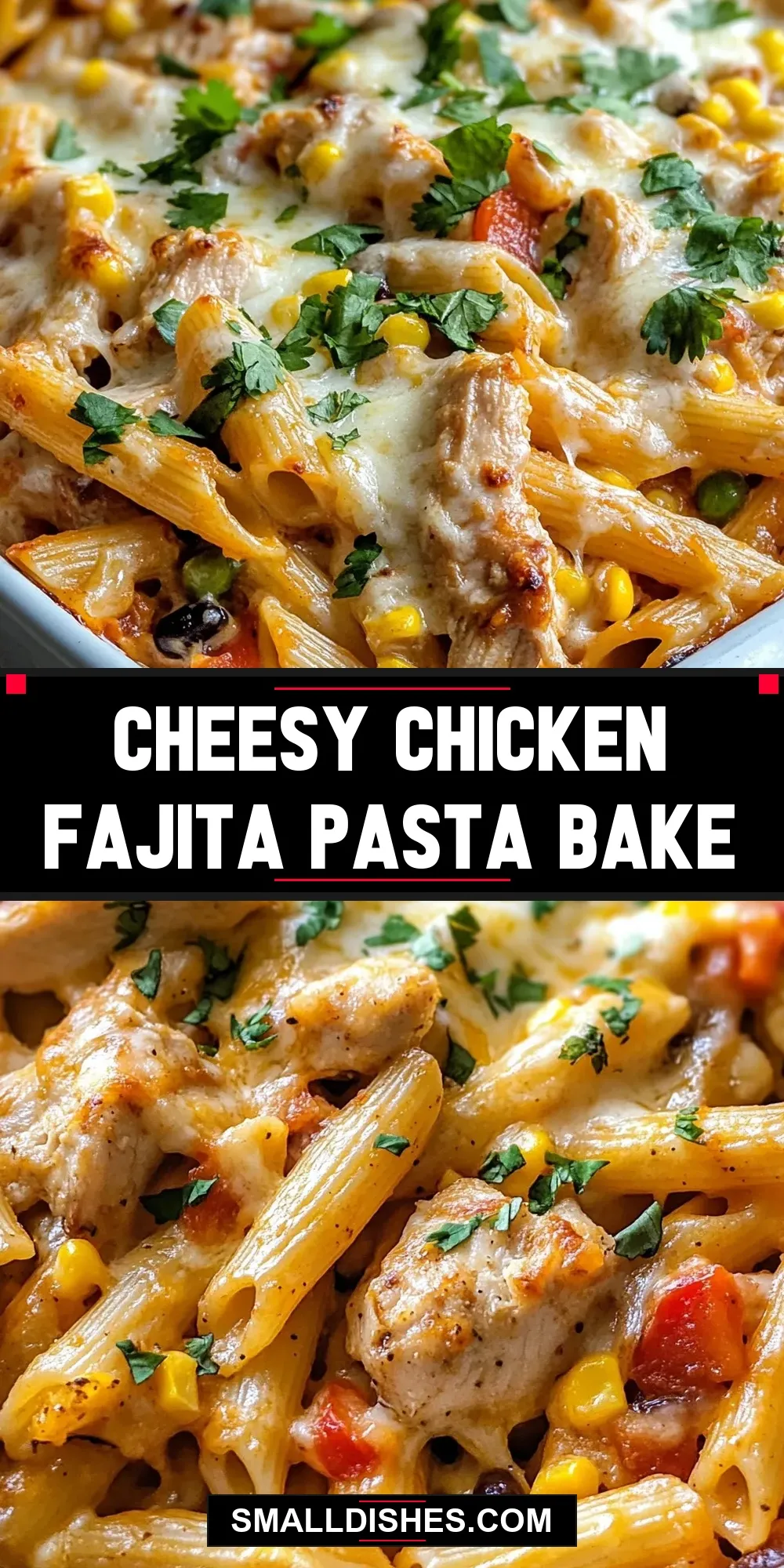 How To Make Simple Cheesy Chicken Fajita Pasta Bake