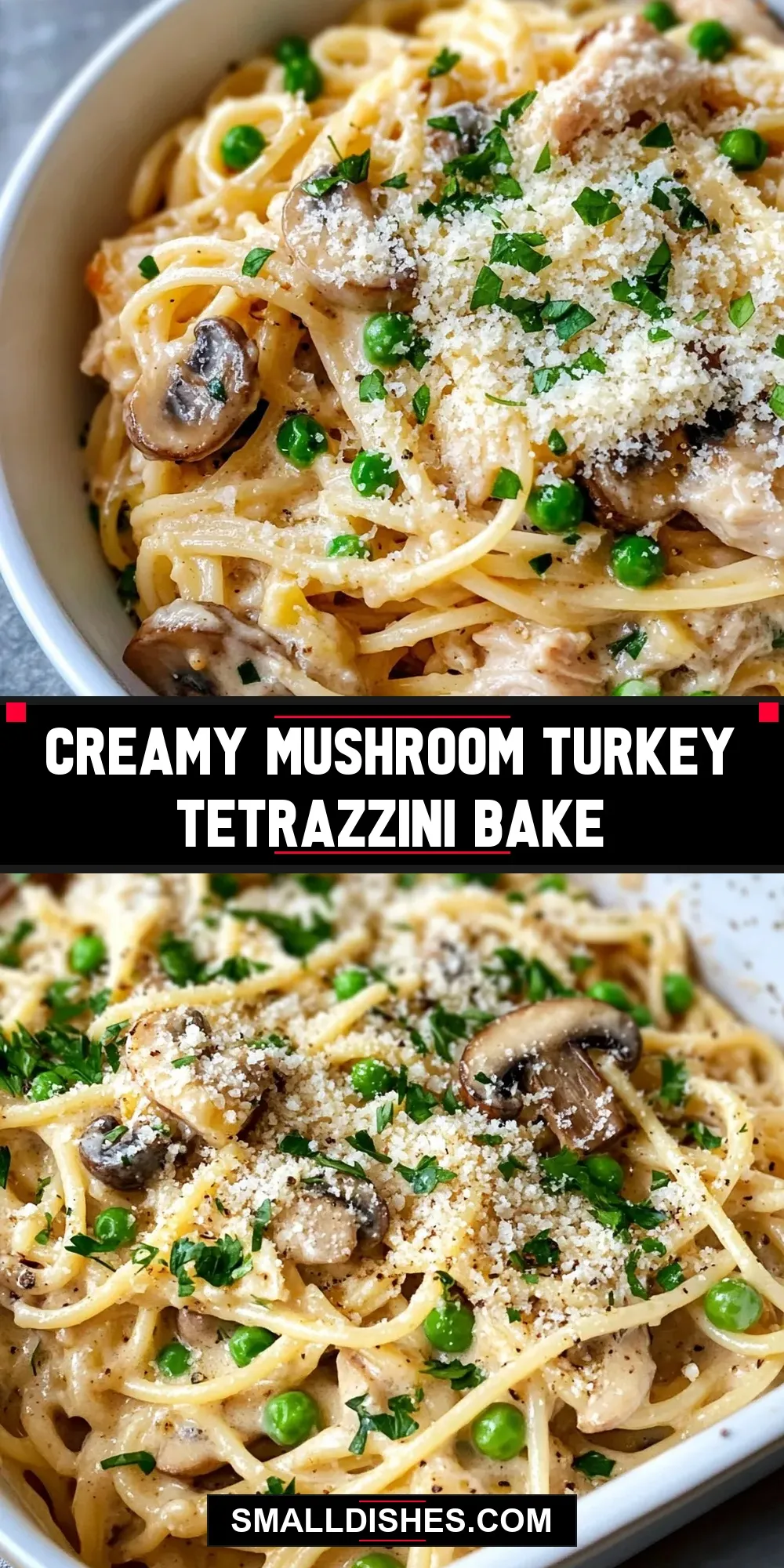 How To Make Easy Creamy Mushroom Turkey Tetrazzini Bake