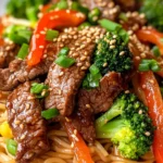 Homemade Beef Teriyaki Noodles recipe photo