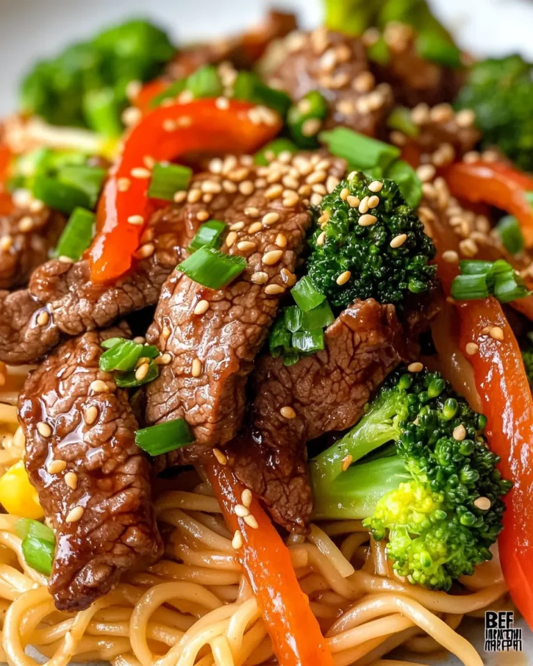 Homemade Beef Teriyaki Noodles recipe photo