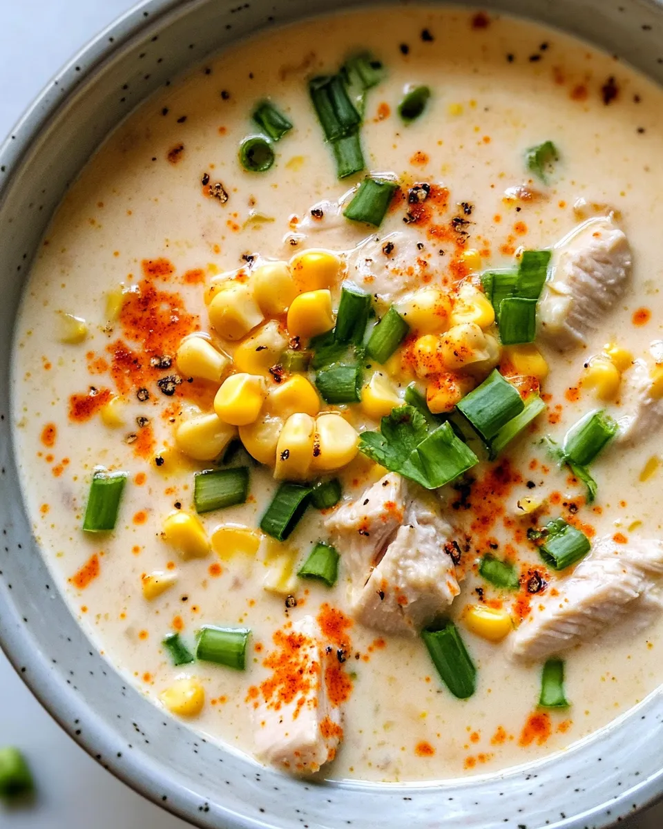 Tasty Creamy Cajun Corn Chicken Chowder dish photo