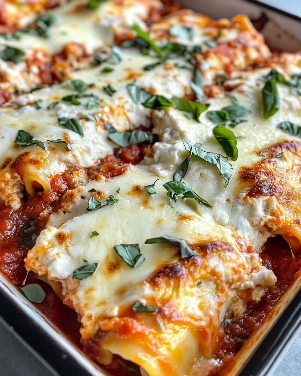 Easy Creamy Sun-Dried Tomato Basil Lasagna Roll-Ups food shot