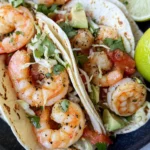 Homemade Crispy Lemon Garlic Butter Shrimp Tacos photo