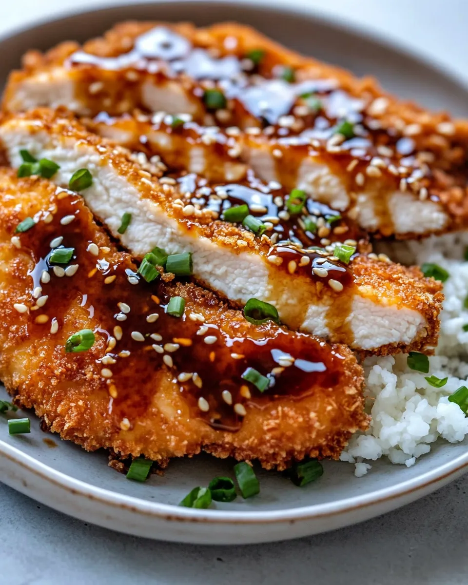Easy Crispy Sesame Chicken Katsu with Curry Sauce recipe photo