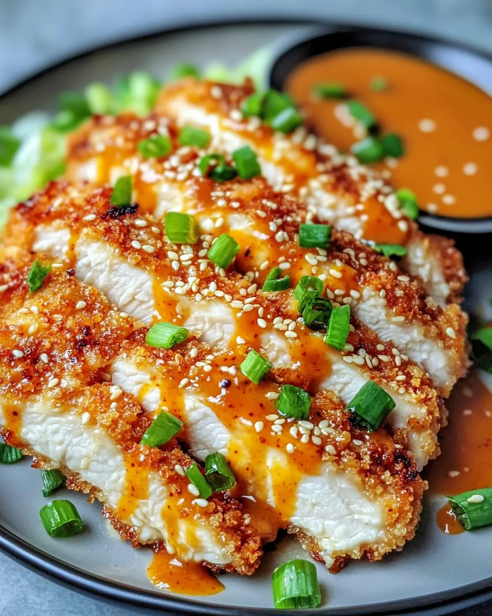 Delicious Crispy Sesame Chicken Katsu with Curry Sauce dish photo