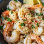 Homemade Garlic Butter Shrimp Scampi with Toasted Breadcrumbs recipe photo