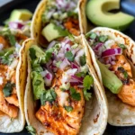 Delicious Sweet Chili Lime Salmon Tacos with Cabbage Crunch recipe photo