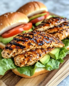Homemade Sweet Heat Honey Chipotle Chicken Sandwiches recipe photo