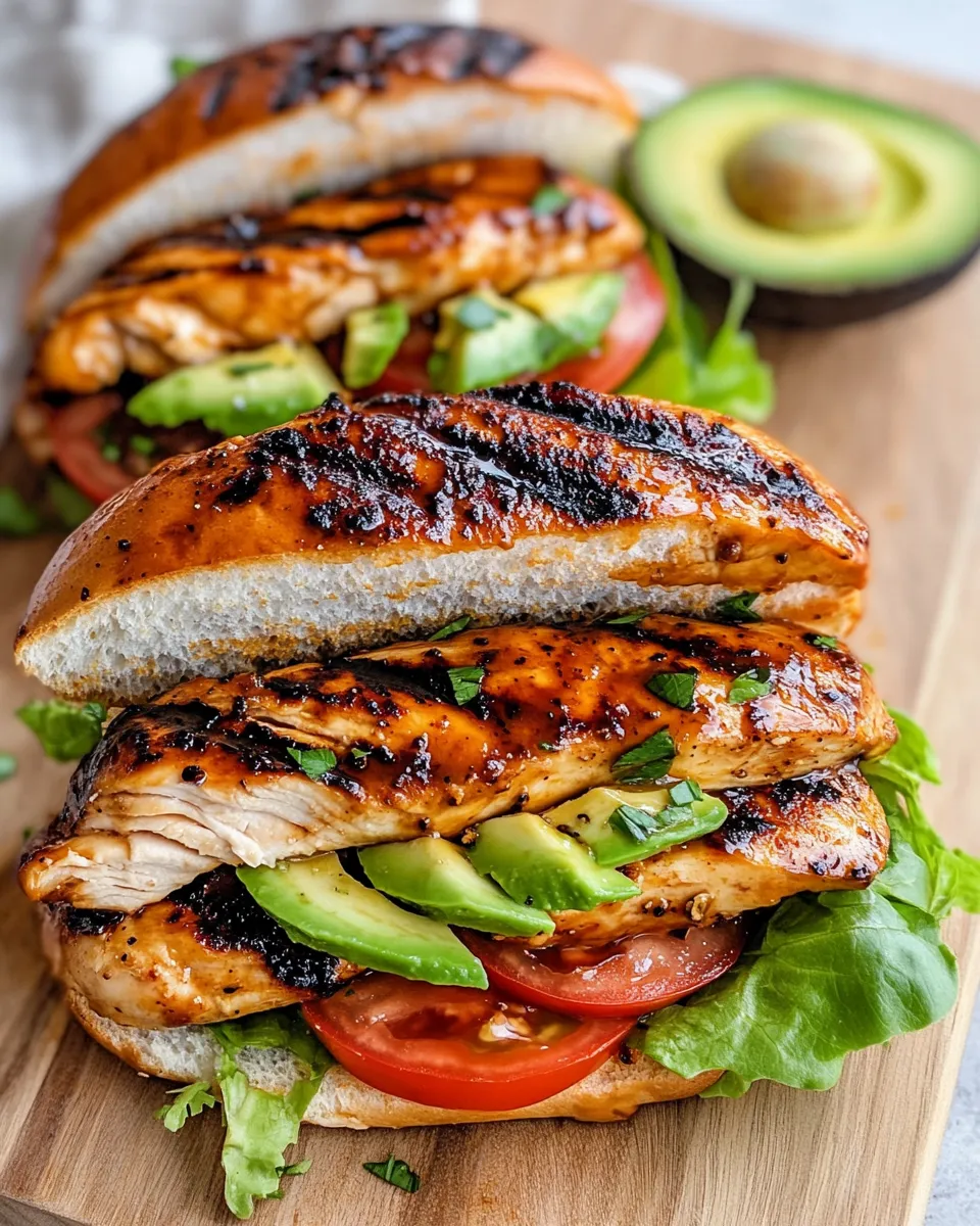 Classic Sweet Heat Honey Chipotle Chicken Sandwiches dish photo