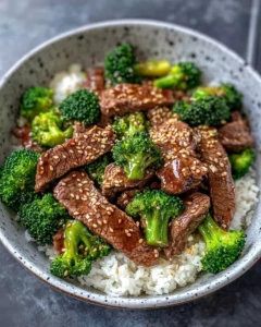 Homemade Sweet Soy Garlic Beef and Broccoli Stir-Fry recipe photo