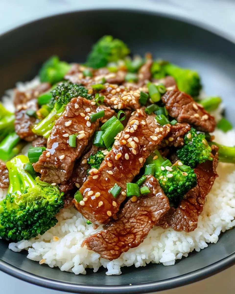 Classic Sweet Soy Garlic Beef and Broccoli Stir-Fry dish photo