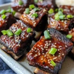 Homemade Sweet Soy Garlic Sticky Ribs-Style Beef Short Bites photo