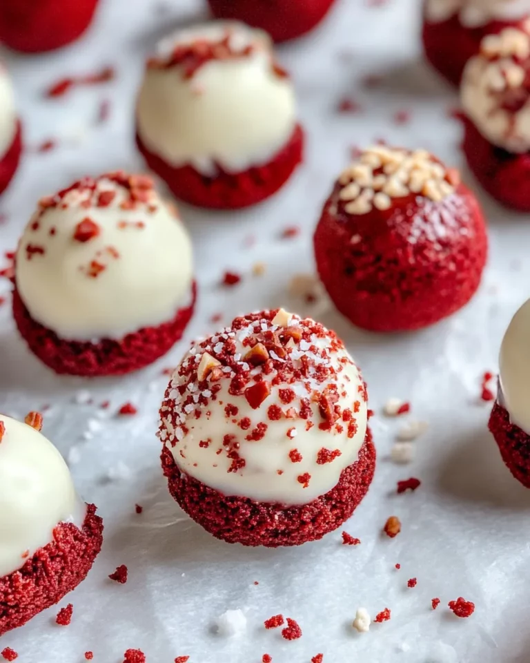 Homemade The Ultimate Red Velvet Cheesecake Balls Recipe photo