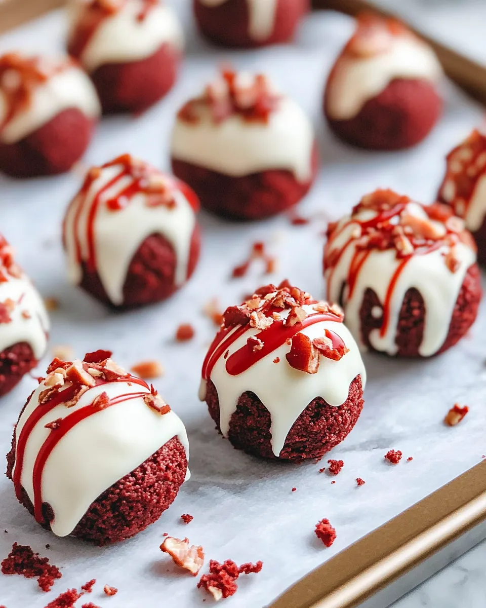 Classic The Ultimate Red Velvet Cheesecake Balls Recipe image