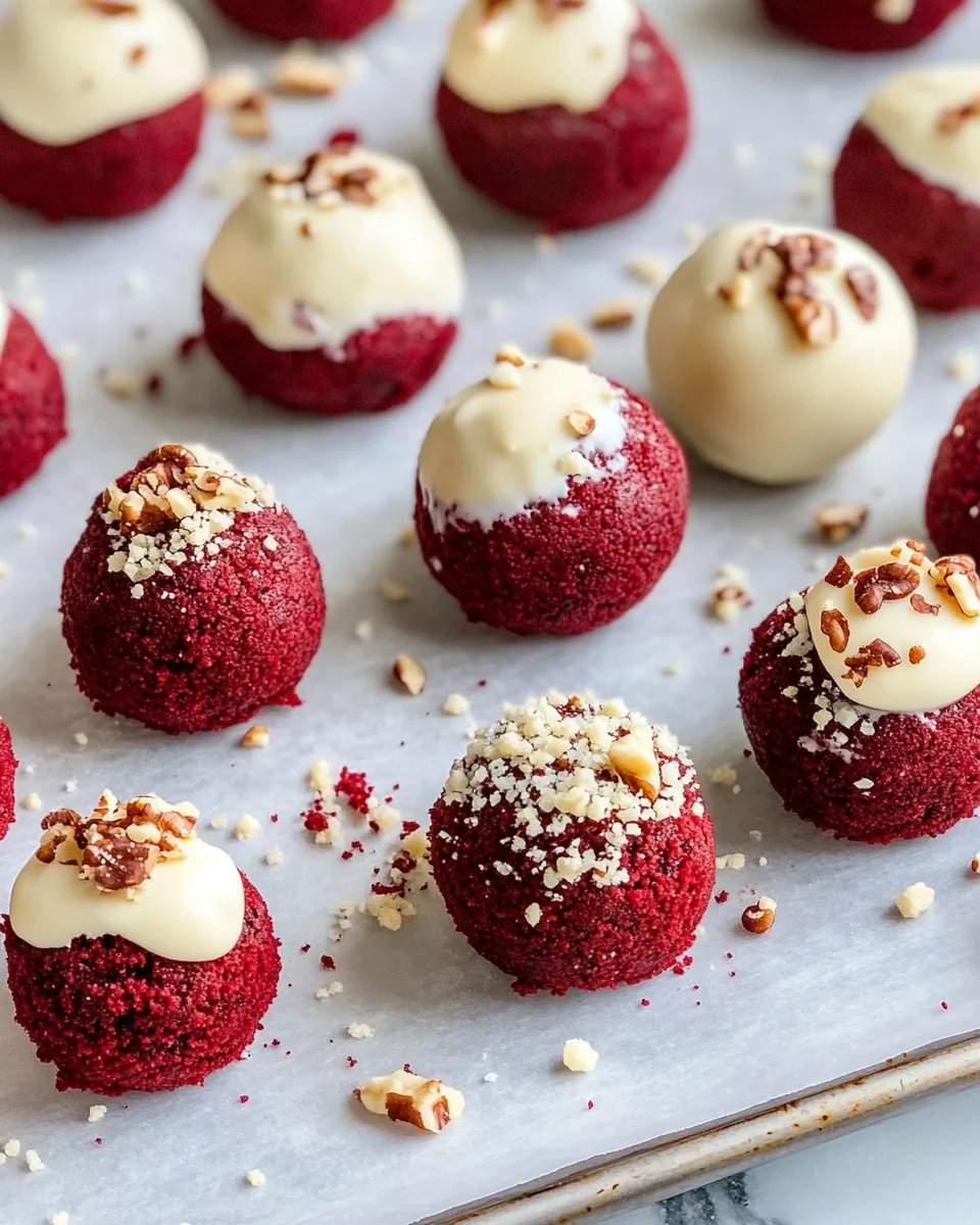 Easy The Ultimate Red Velvet Cheesecake Balls Recipe recipe photo