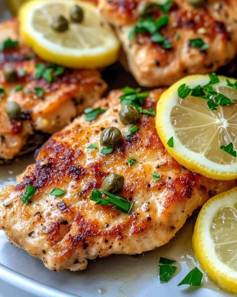 Homemade Zesty Lemon Pepper Turkey Cutlets with Capers recipe photo