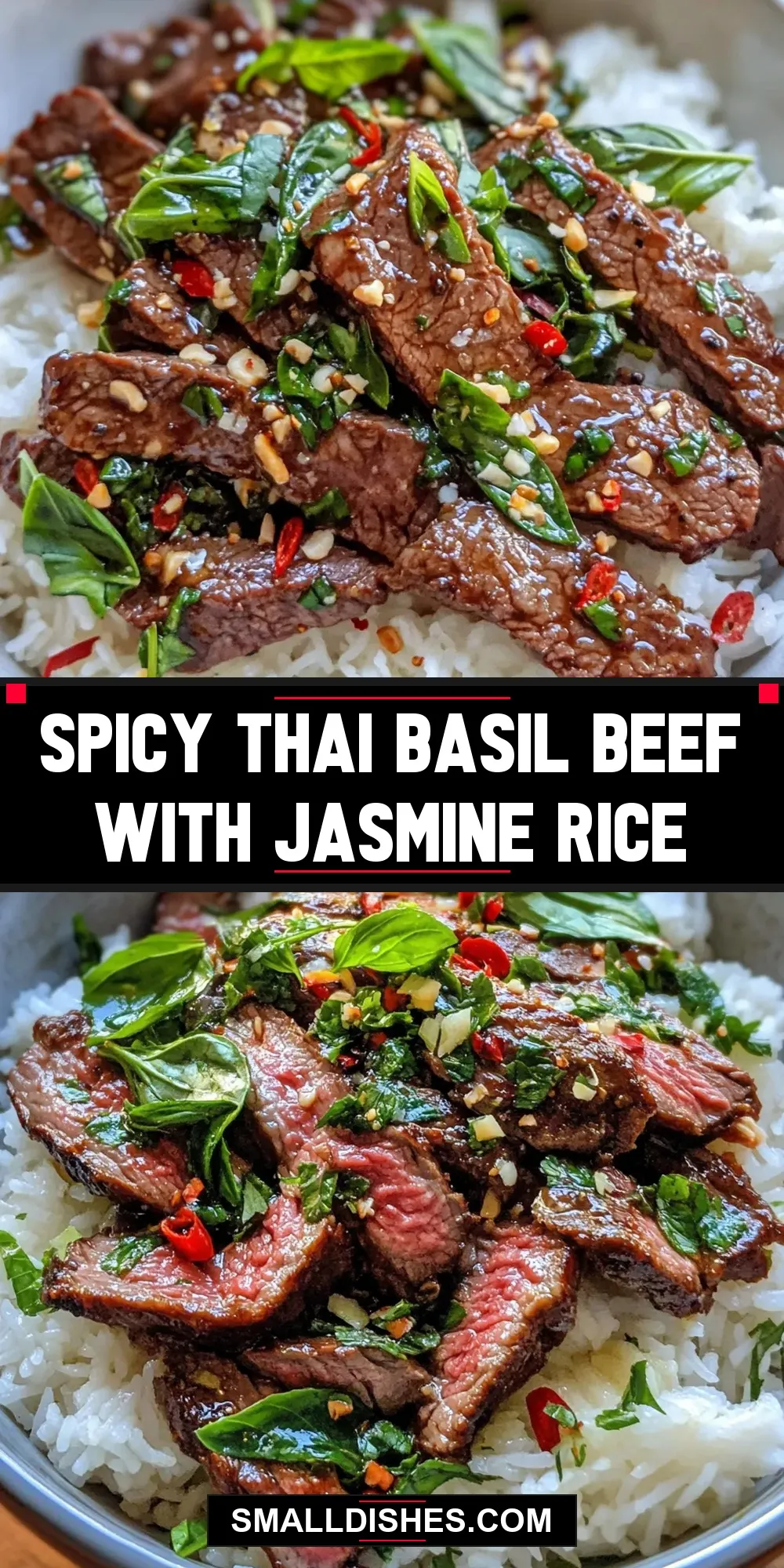 Spicy Thai Basil Beef With Jasmine Rice (Creamy & Delicious)