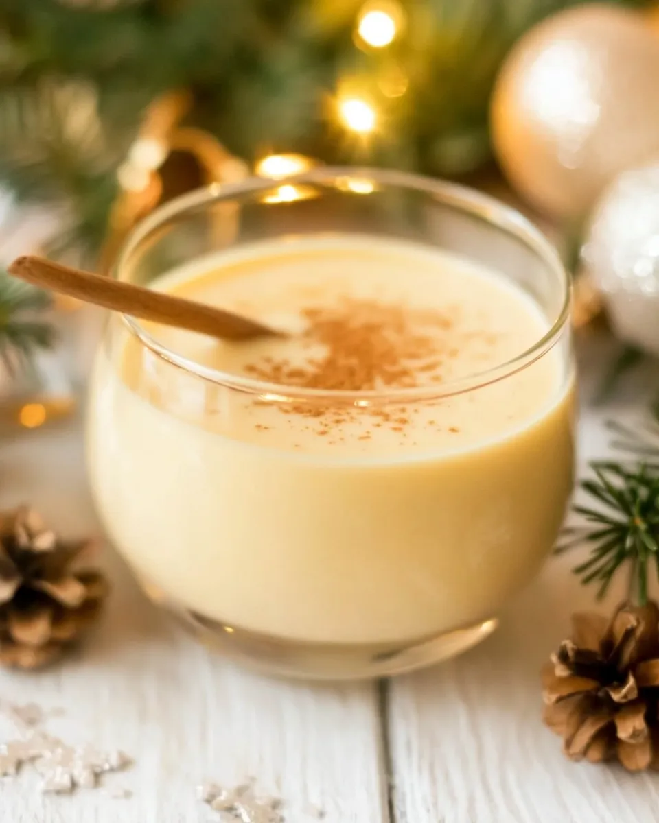 Homemade Almond Milk Eggnog photo
