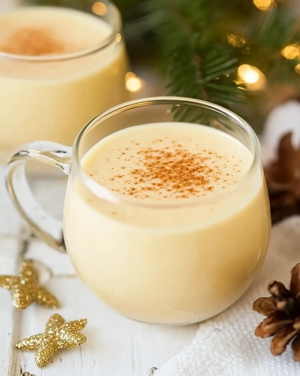 Delicious Almond Milk Eggnog shot