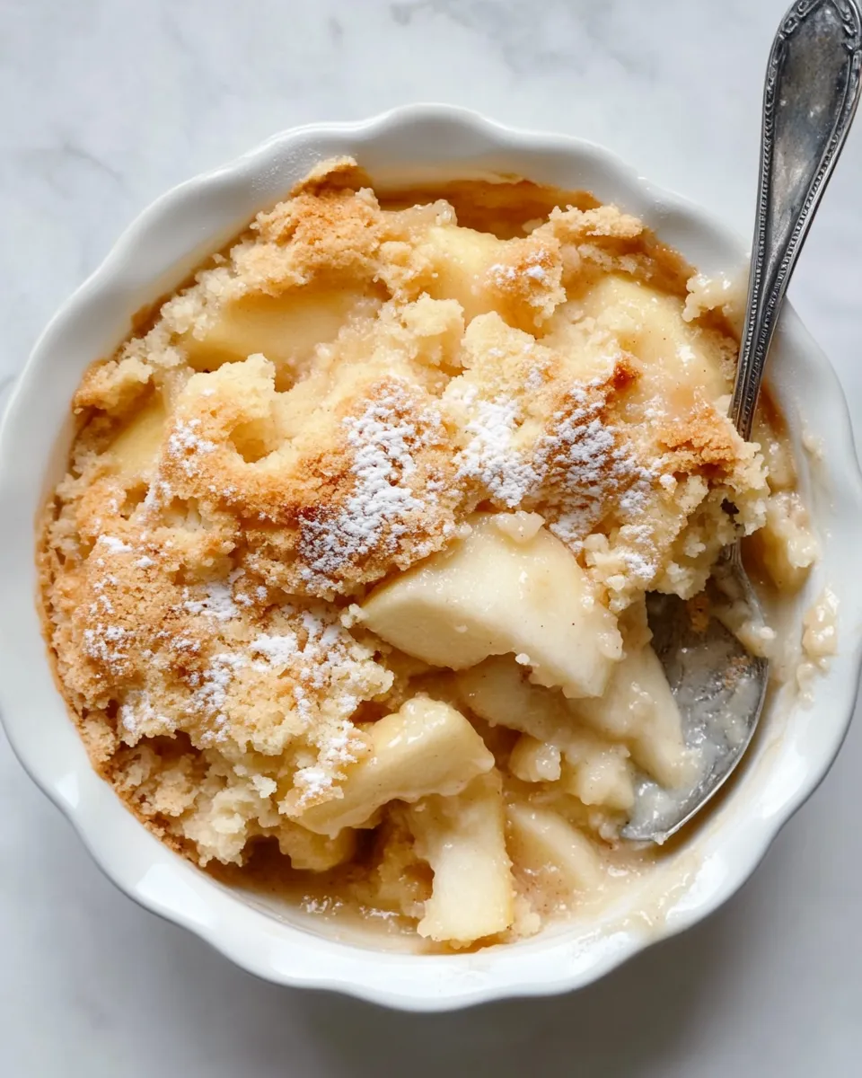 Homemade Apple Cobbler photo