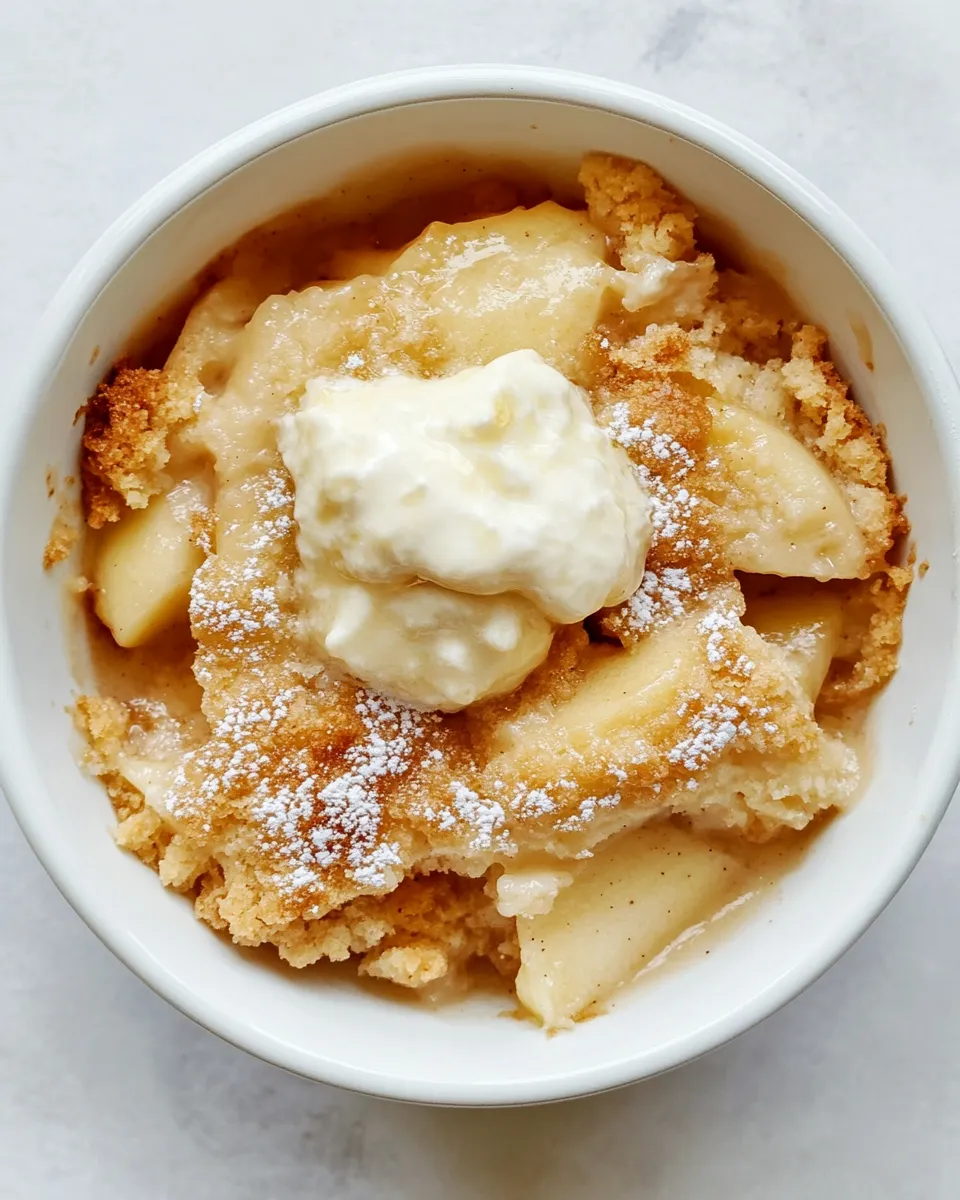 Classic Apple Cobbler image