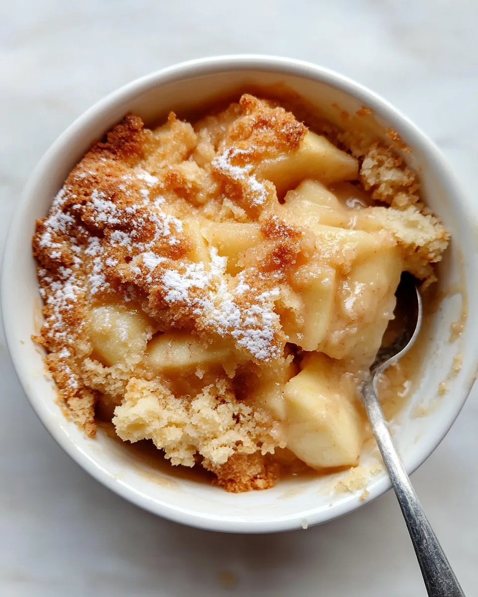 Easy Apple Cobbler recipe photo