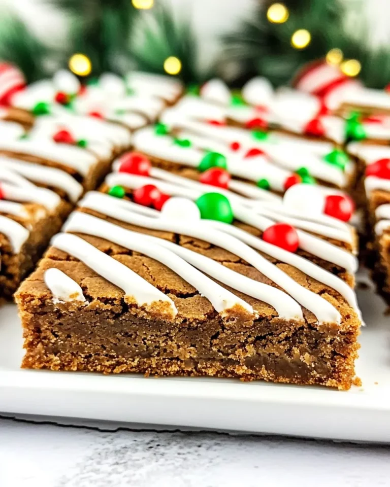 Homemade BEST Gingerbread Cookie Bars photo