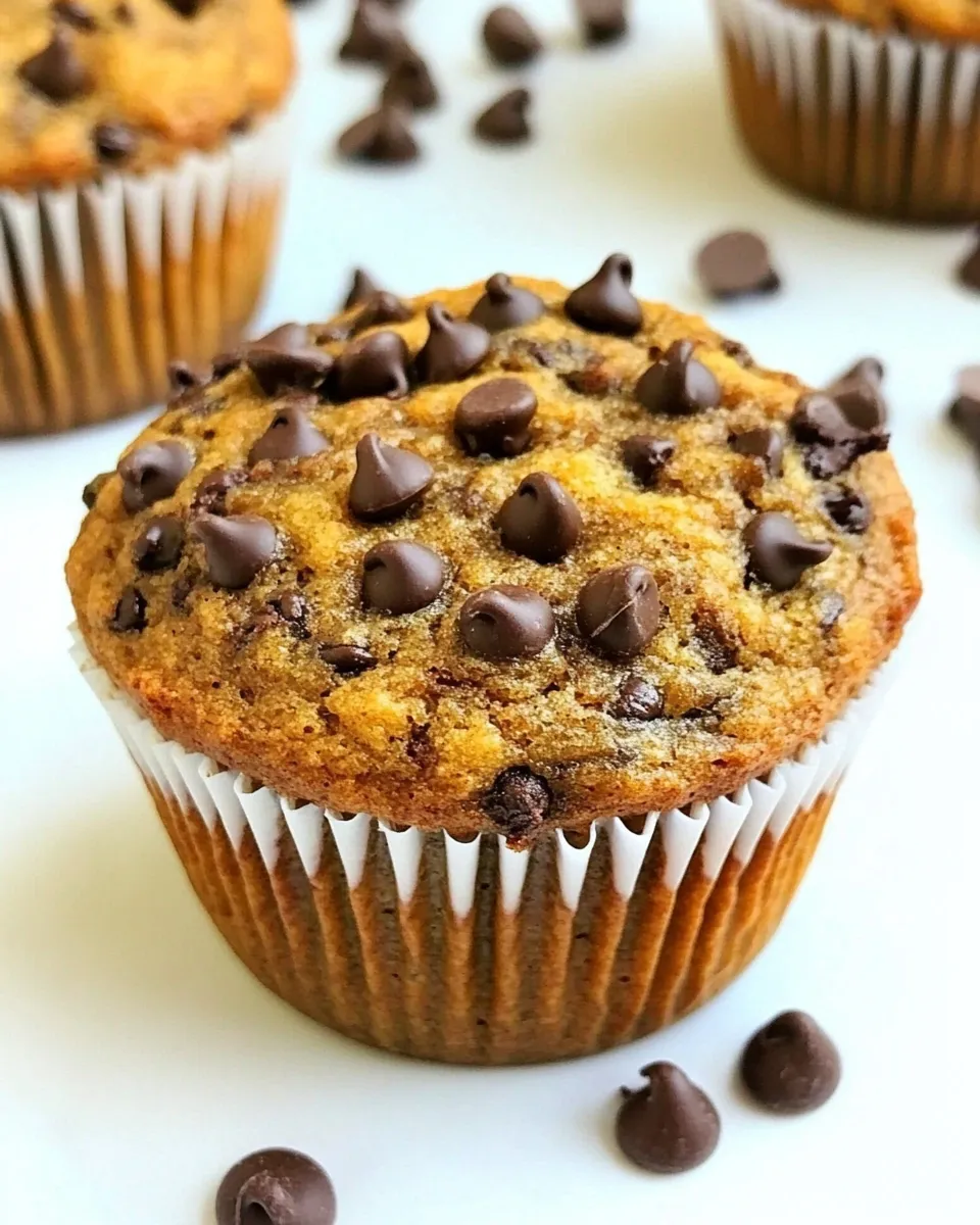 Easy Banana Chocolate Chip Muffins recipe photo