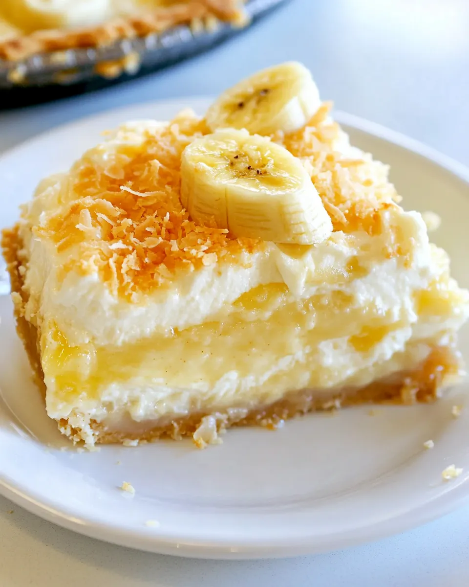 Easy Banana Coconut Cream Pie recipe photo