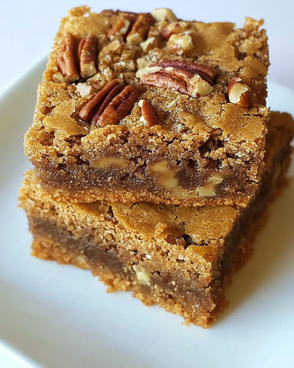 Classic Brown Butter Toffee Pecan Blondies image