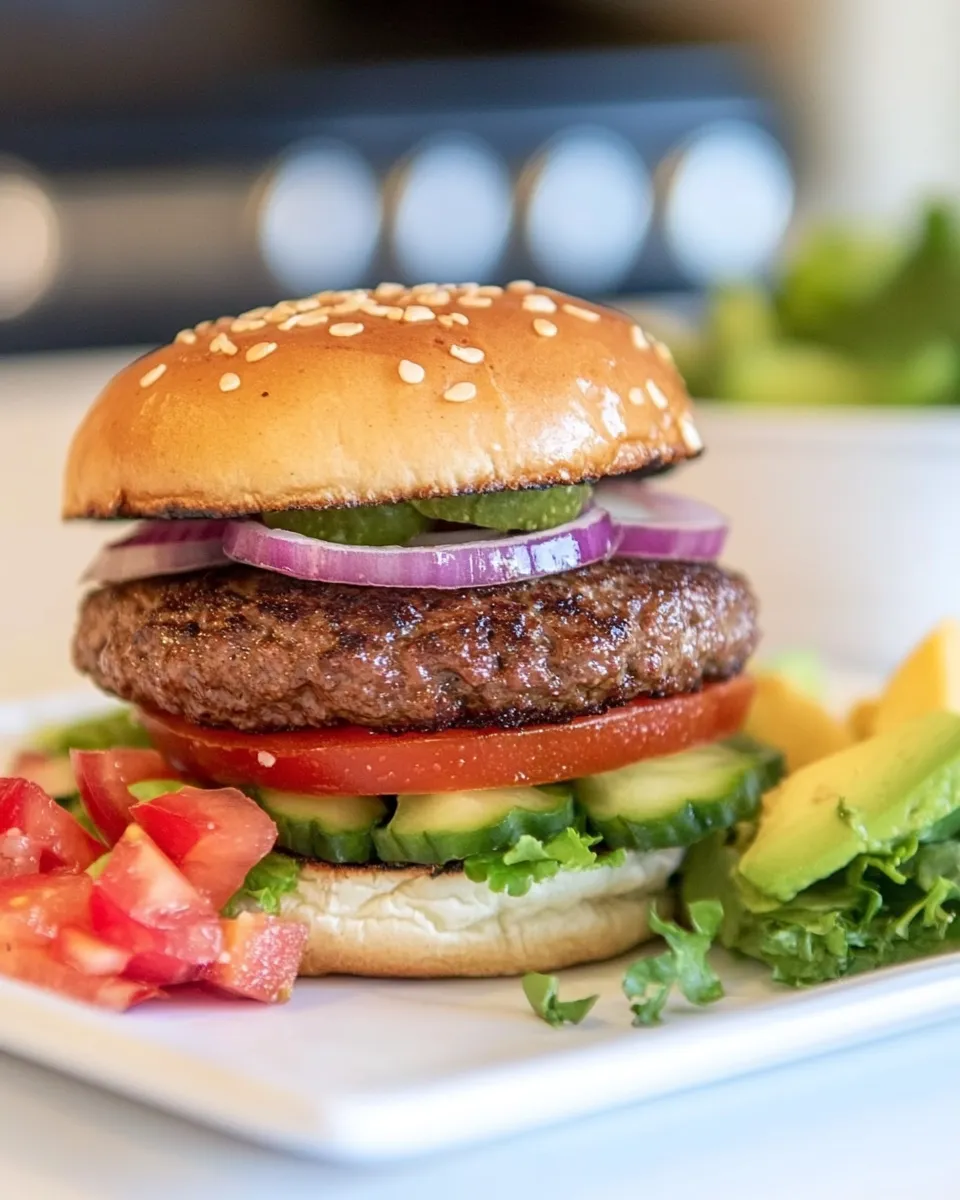 Easy California Burgers #4thofJulyParty recipe photo