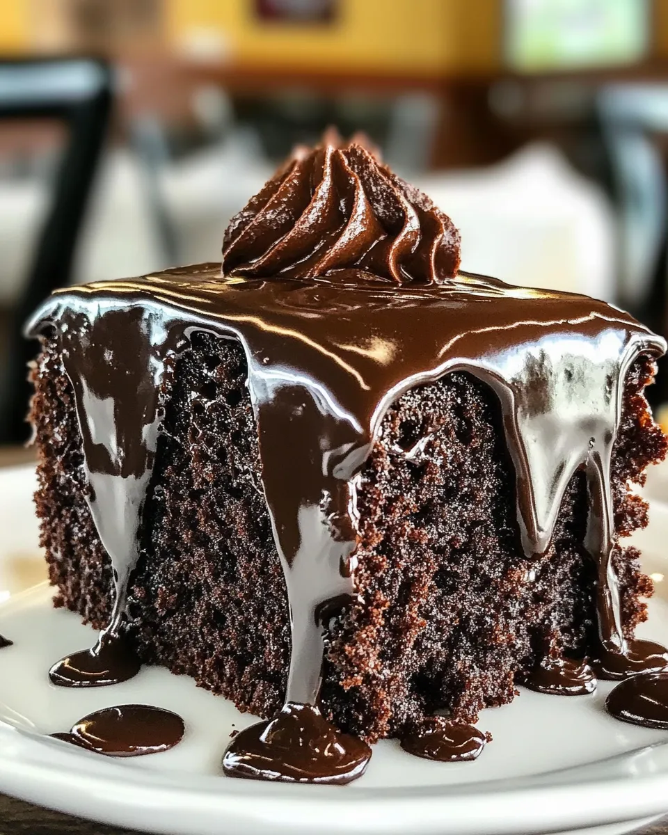 Easy Chocolate Butter Cake recipe photo