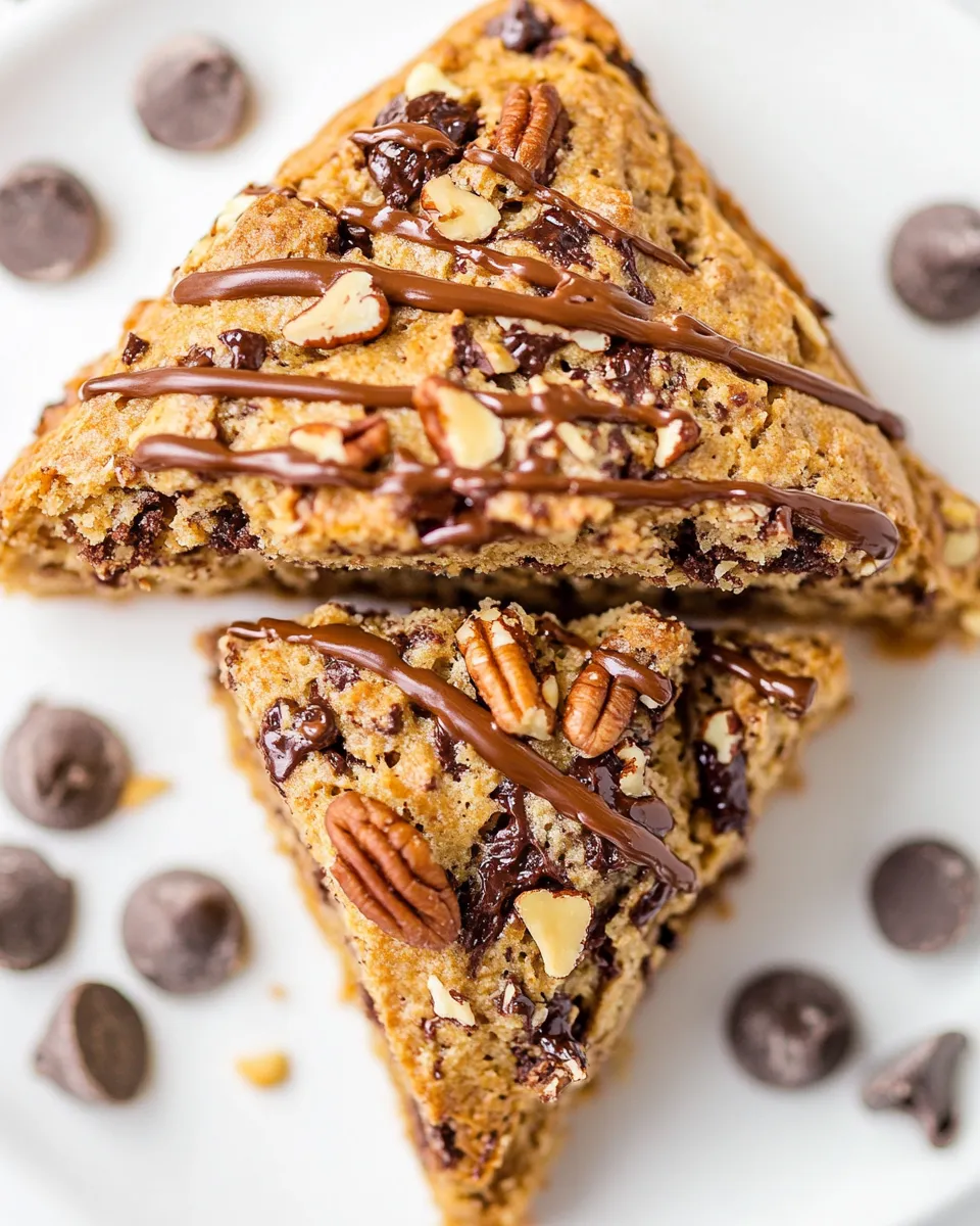 Homemade Chocolate Chip Pecan Scones photo