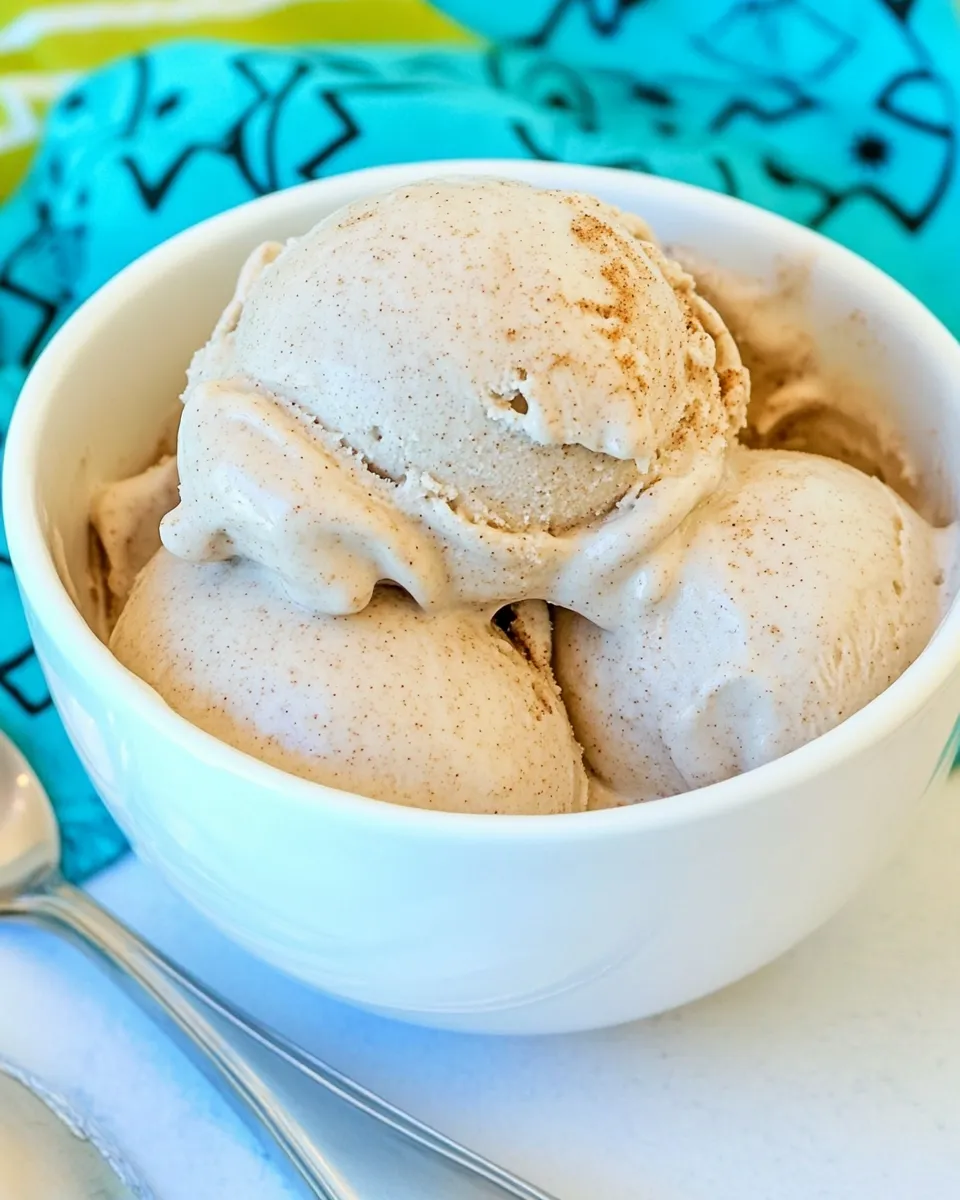 Easy Cinnamon Vanilla Bean Ice Cream recipe photo