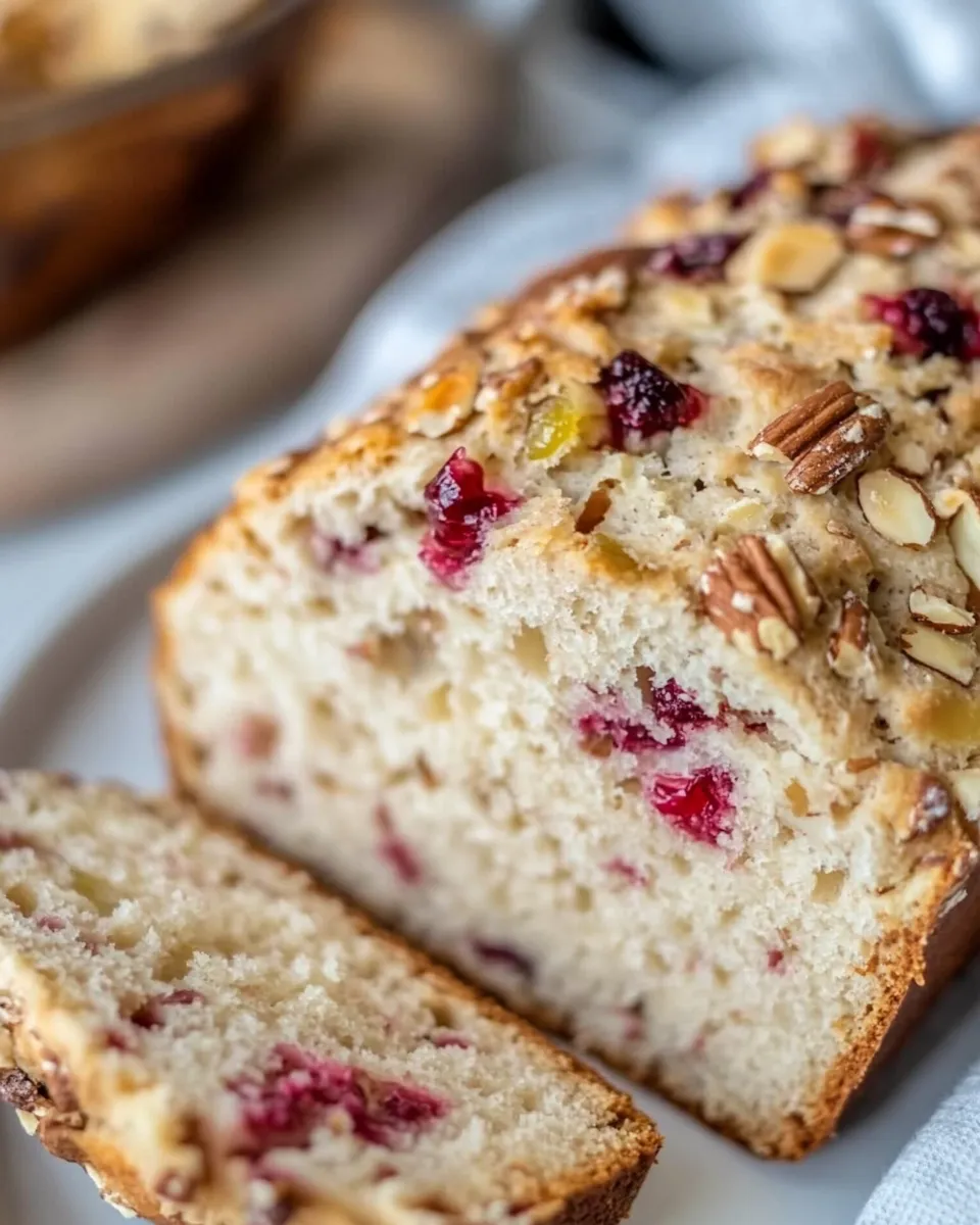 Homemade Cranberry Walnut Bread photo