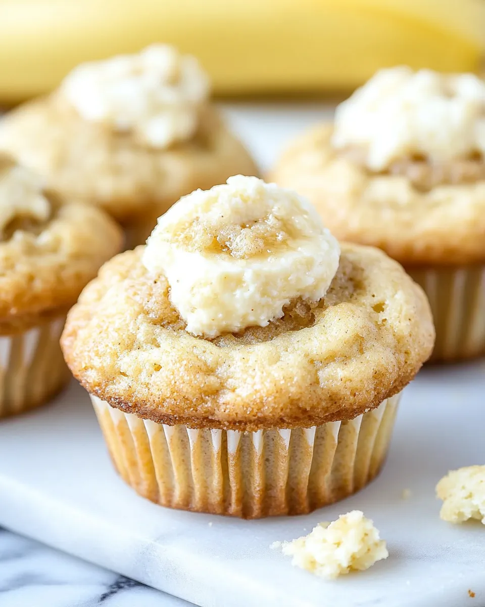 Easy Cream Cheese Banana Muffins recipe photo