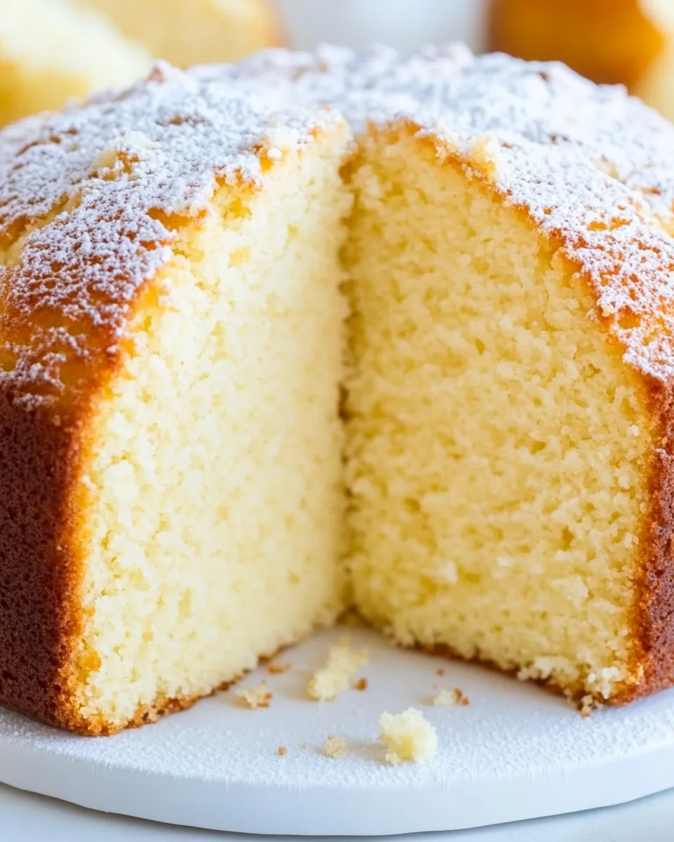 Delicious Cream Cheese Pound Cake shot