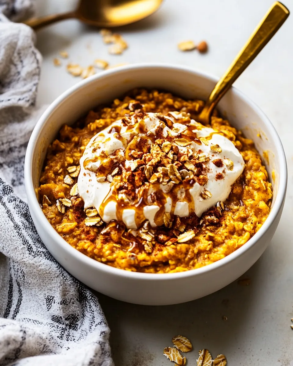 Classic Easy Pumpkin Oatmeal (Pumpkin Pie Microwave Oatmeal) image