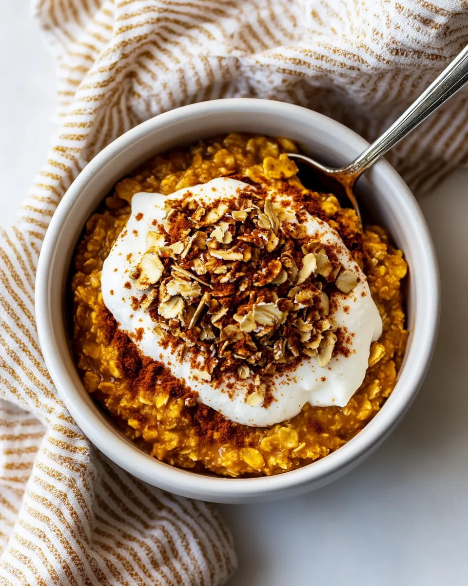 Delicious Easy Pumpkin Oatmeal (Pumpkin Pie Microwave Oatmeal) recipe photo